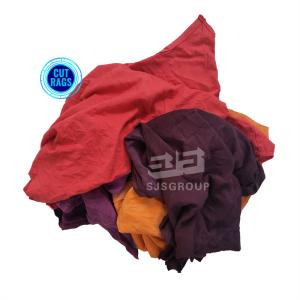 Quality Dark Color Mixed Cotton Cloth Scraps Industrial Cleaning Rags 100% Cotton Wiping Rags wholesale