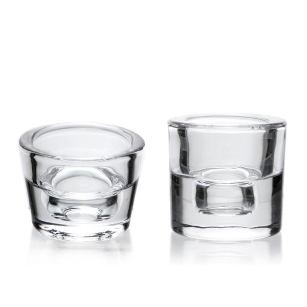Clear Candle Holder Lead Free Crystal Glass Creative Party Celebration
