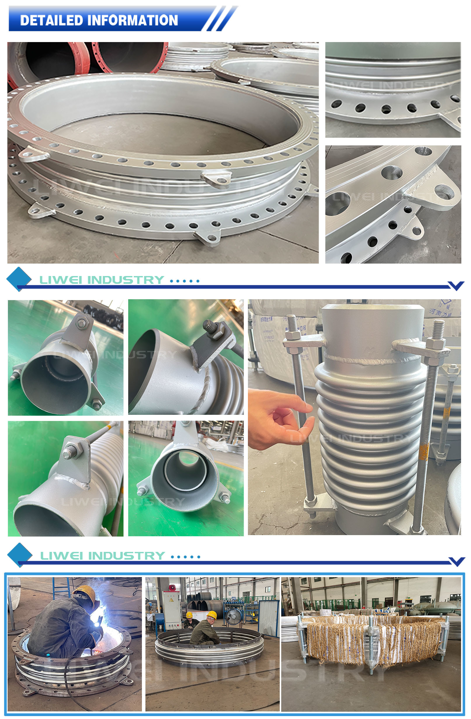 Anti-Torsion Ripple Compensator Metal Vibration Dampener