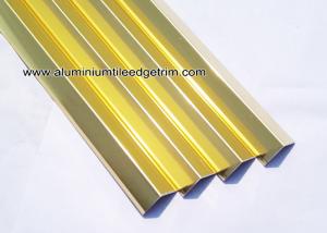Quality Plated Glossy Gold Decorative Aluminum V - Shaped Brace / Angular Splint V15mm / YF15 wholesale