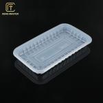 White Transparent Supermarket Disposable Fruit Tray PP Plastic