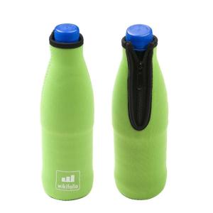 Quality Silk Printing Beer Bottle Cooler Bag , Glove Stubby Holder Bulk Neoprene Beer Can Cooler wholesale