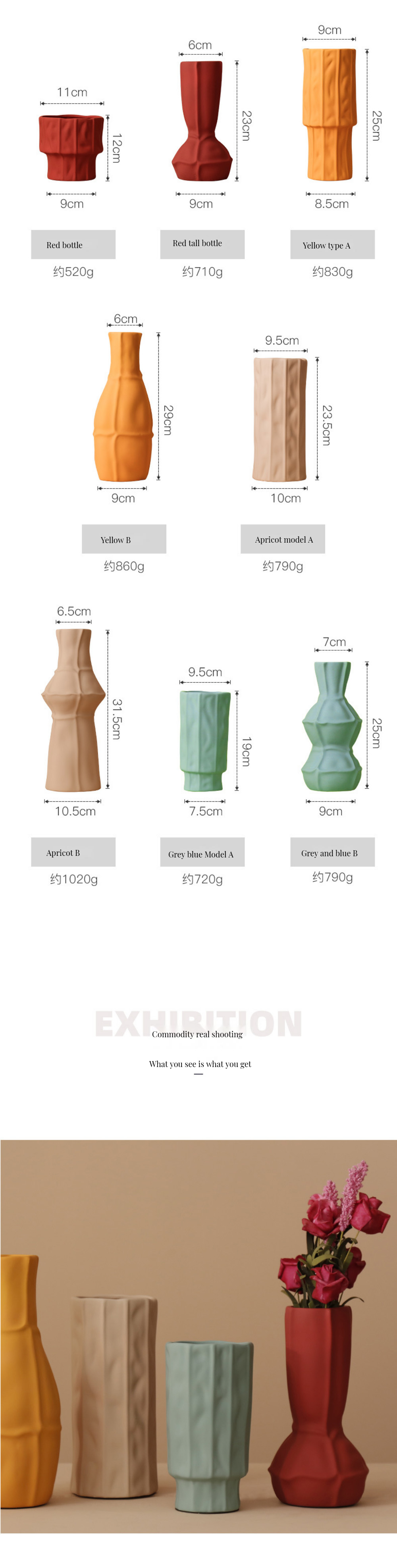 Ceramic Home Goods Vases Nordic Creative Art White for Commercial Buyers Gifts Stores
