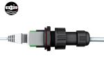 IP68 8 Pin Nylon PA66 Waterproof Rj45 Connector