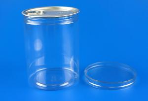 Quality Eco Friendly PET Plastic Jars Transparent Body EOE / POE Sealing Type wholesale