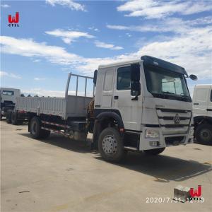 China HOWO 4X2 Truck Mounted Crane HW19710 18 Ton Crane Truck on sale