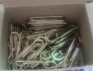 Quality Fatory Hot Sale 100 PCS/Box Zinc Finish 33mm Round Metal Paper Clips wholesale