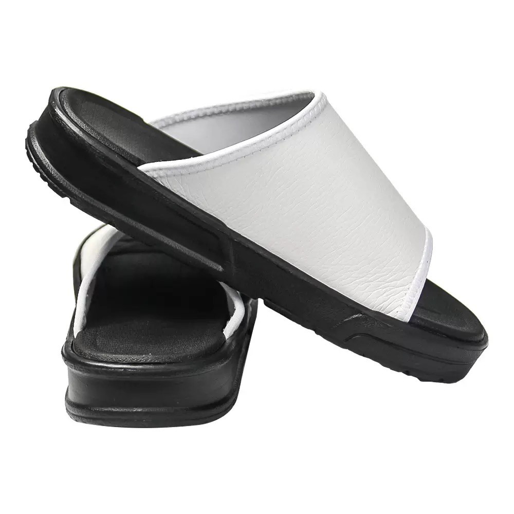 Customized Sublimation Sports Slippers With Printable Leather Upper