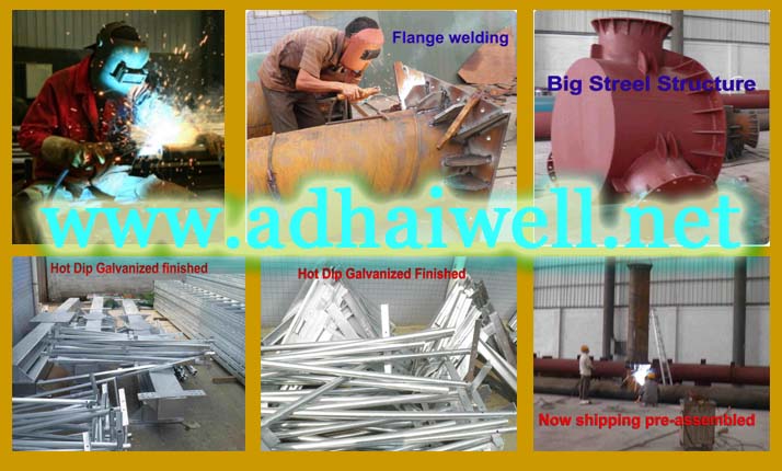 Three Sided Hot-DIP Galvanized Structure Advertising Billboard