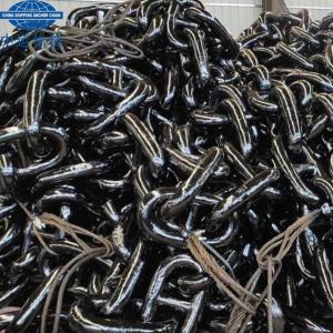 Quality Studlink Offshore Chains Black Painted Mooring Anchor Chain wholesale