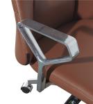 Sterling Leath Modern Executive Chairs NS Staff Swivel Aluminum