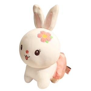 Quality 25cm Lovely Sitting Rabbit Plush Doll Toys OEM wholesale