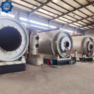 Quality 15Ton Waste Plastic Used Tyre Rubbers Pyrolysis To Fuel Oil Plant For Waste Recycling wholesale