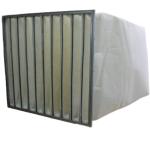 1 Micron Fiberglass Panel Air Conditioning Bag Filters OEM ODM