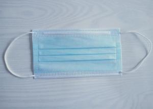 Quality FDA 3 Ply Anti Bacterial Disposable Sheet Earloop Mask wholesale