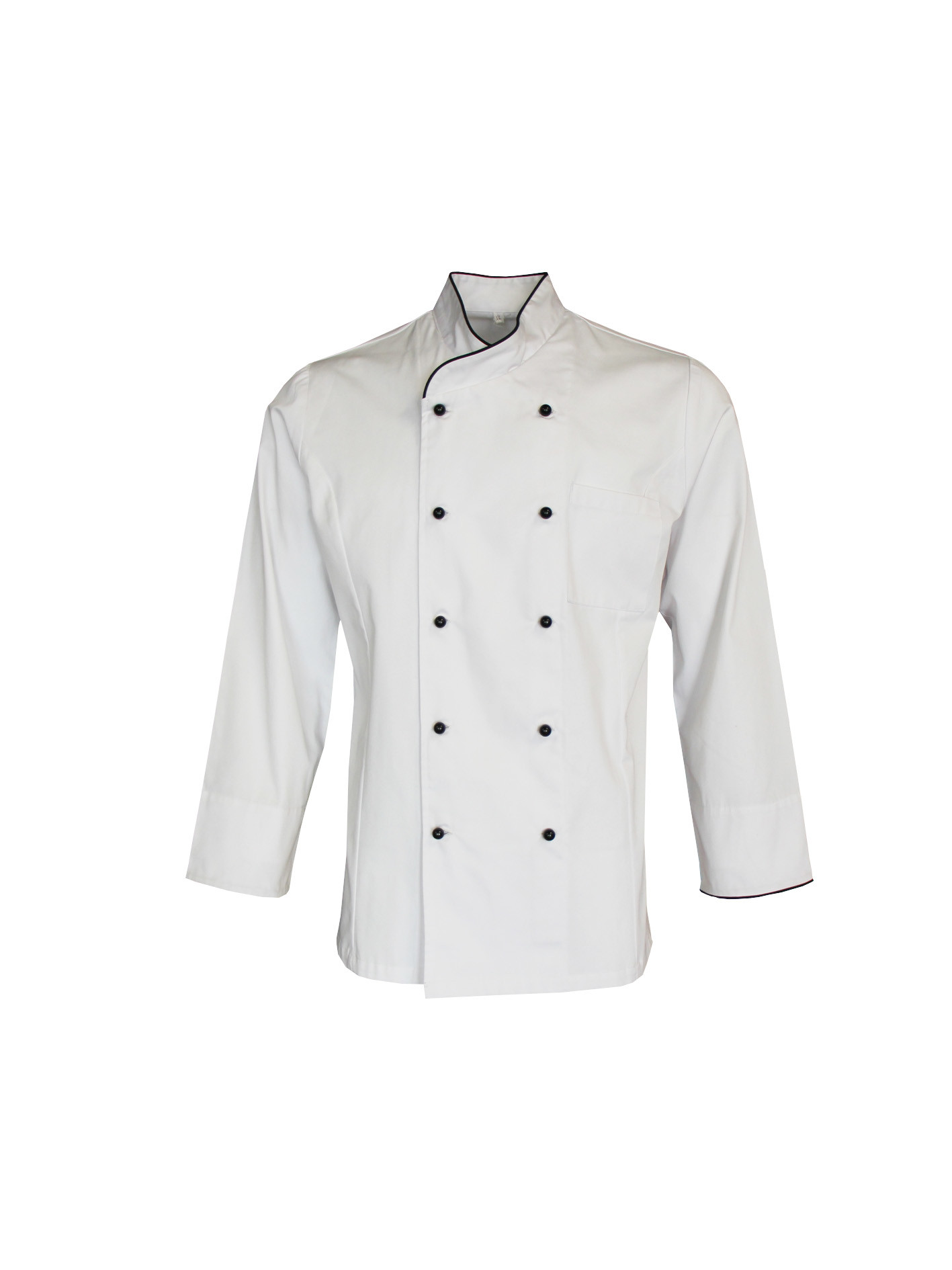 240 GSM Chef Uniform Long Sleeve Work Wear 65 Poly 35 Cotton