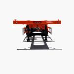 Fuwa Axle Skeletal Semi Trailer For Light Container Delivery