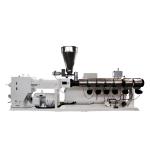 Big Output PS107 120 135 /28 Parallel Twin Screw Extruder PVC Tube Pipe Profile
