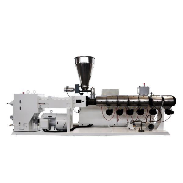 Big Output PS107 120 135 /28 Parallel Twin Screw Extruder PVC Tube Pipe Profile