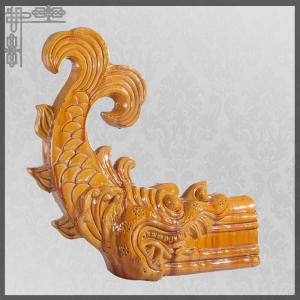 Quality Curved Cornices Decorative Roof Tile Chinese Feiyan Architectural Ornaments wholesale