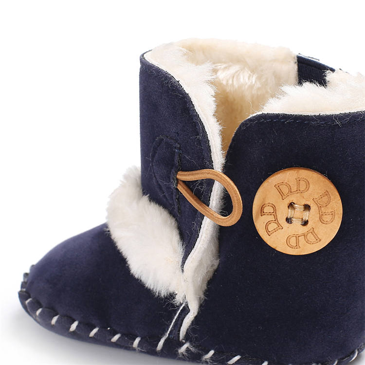 2019 winter wholesale Warm plush 0-2 years prewalker outdoor baby boots booties