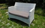 adjustable wicker outdoor sofa