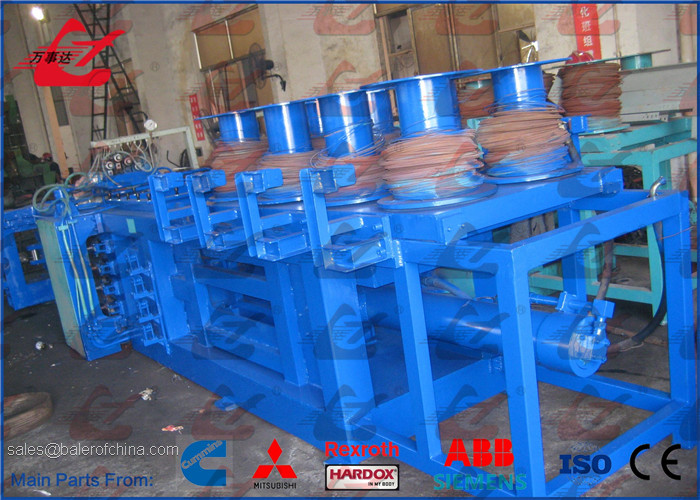 Scrap Plastic Film Baler Horizontal Baling Machine 2 - 4T Output Capacity