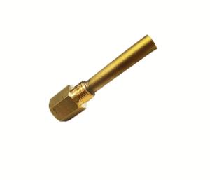 Quality 100mm Dive Brass Tube Fitting Welded For Pressure Gage wholesale