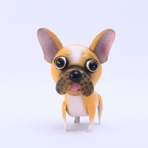 Quality Puppy Metal Garden Ornaments Lifelike Sturdy Metal Dog Yard Art wholesale