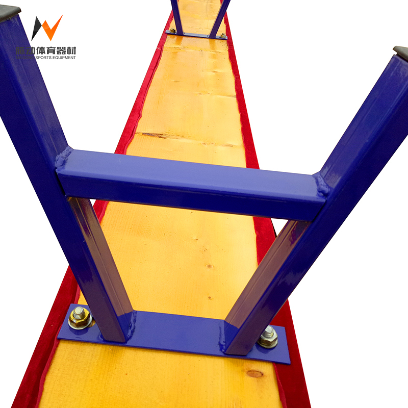 Balance Beam Gymnastics Training Equipment Solid Wood Stool for Kindergarten Children