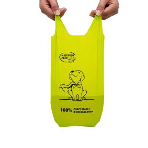 Quality Bioplastic Biodegradable Dog Poop Bags TUV ABA BPI certificated wholesale