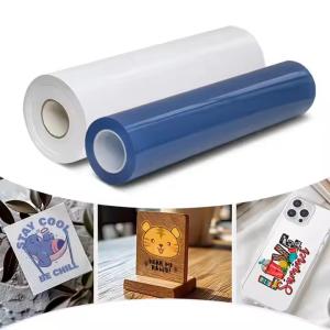 Quality Transparent Surface Finish UV DTF Ab Film Heat Transfer For Logo Label Sticker wholesale