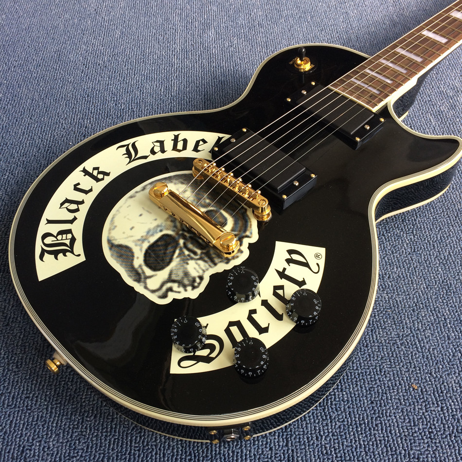 New style high-quality custom LP electric guitar, Skeleton printing,Rosewood Fingerboard,free shipping