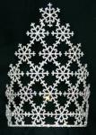 Snowflak rhinestone pageant crowns tiaras wholesale crowns and tiaras china