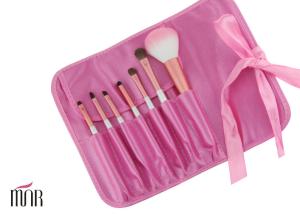 Quality Pink waterproof Bag Makeup Brush Cylinder Including Contour Brush wholesale