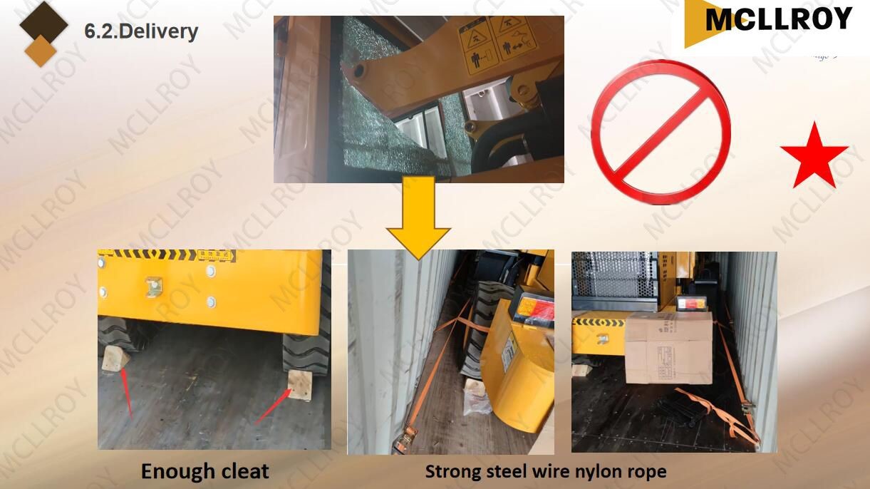 Construction Front 1500 Kg Wheel Loader Machine For Sorting Applications