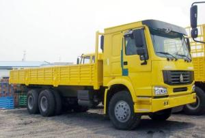 Quality SINOTRUK Cargo Truck 6 X 4 371 hp 40T EUROII/III LHD OR RHD with one bed in cabin and Air condition wholesale