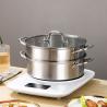 Buy cheap Factory 28 CM Steamer Pot Stainless Steel Dumplings Seafood Rice Cooking Food from wholesalers