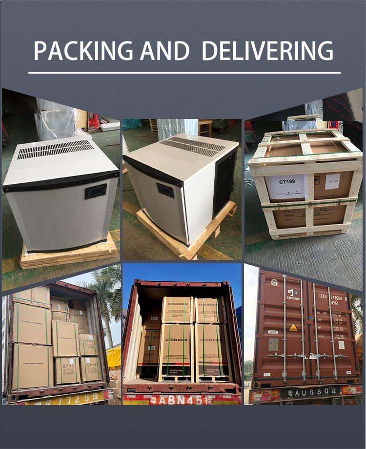 Professional Automatic Ice Machine CE 300kg Big Ice Cube Machine