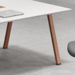 Modern Wooden Modular Office Furniture Table 2 4 Person Cubicle Workstation