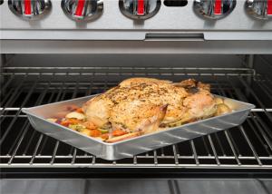 Quality Silver Aluminium Freezer Safe Baking Tray For B2B Buyers wholesale