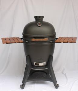Quality Ceramic Leather Glazed Charcoal Kamado Grill 27 Inch BBQ wholesale
