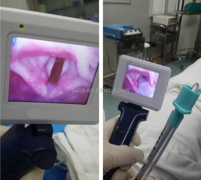 China factory price for the Rechargeable Low price video laryngoscope with 3 reusable blade