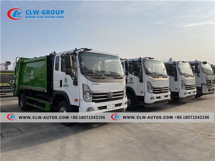 Faw 6cbm Waste Collection Truck Garbage Compressed Truck