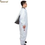 S-XXL Ventilated Bee Jacket With Round Veil Beekeeping Suit Bee Keeper Cotton