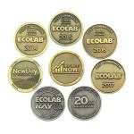 3d Double-side Gold Commemorative Souvenir Coins Custom Challenge Coin