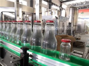 Quality Tea / Milk Packing Glass Bottle Filling Machine Flavoured Drink Making wholesale