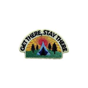 Quality Embroidered Iron On Sew On Hat Patches Customization Wonderful Color wholesale