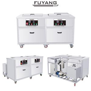 Quality Twin tank 40khz Engine Ultrasonic Cleaner For Machine Parts wholesale