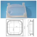 Square 210.8X200.5X30 Ter Haar Overhead Proofer Large Basket Pocket Size 8.3"x7